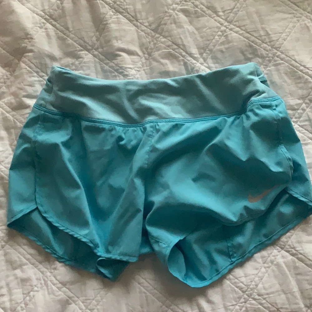 blue nike shorts